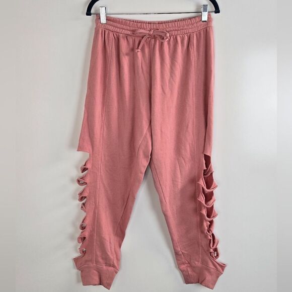 Chaser Sweatpants Joggers w Cut Out Sides Sz S NEW - Picture 1 of 11